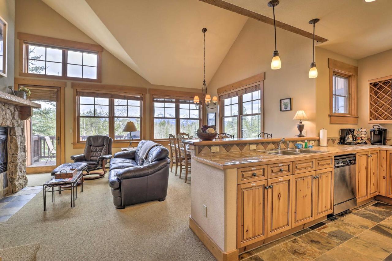 Keystone Condo On Golf Course With Mountain View Esterno foto
